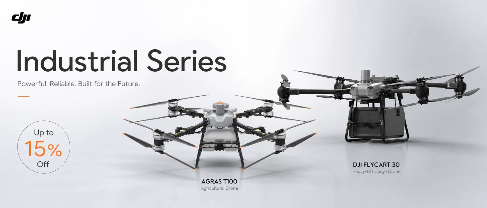DJI AGRAS and FlyCart aircraft